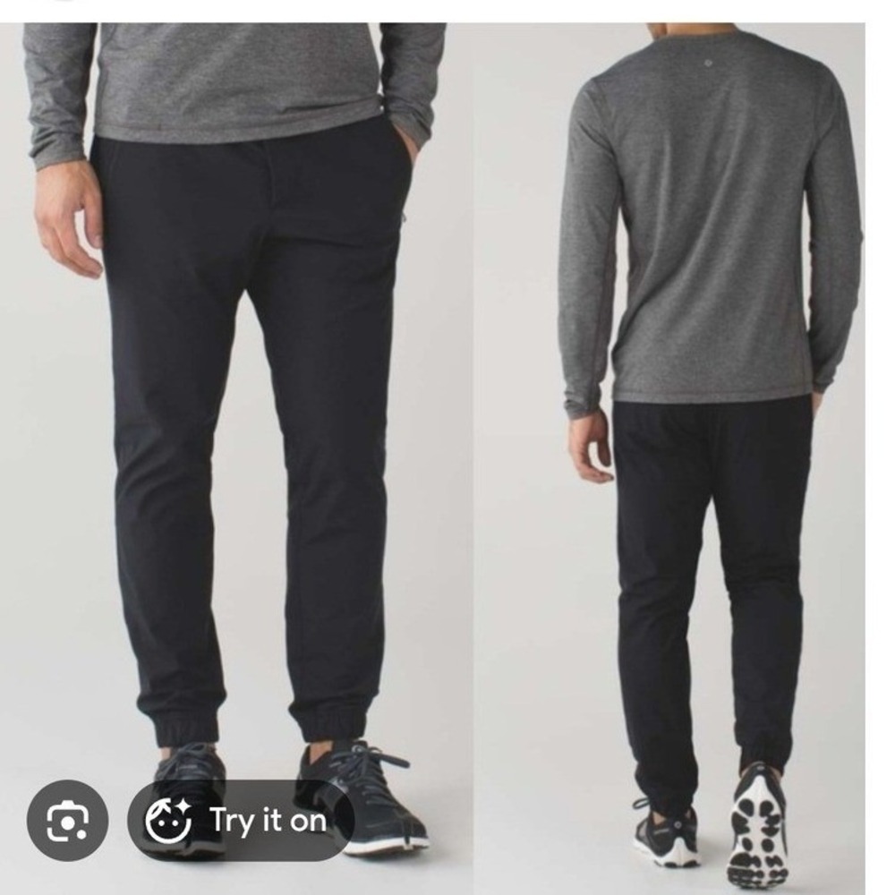 Lululemon warpcity mens black medium joggers